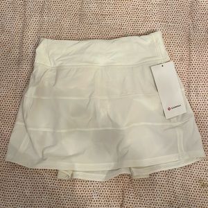 NWT lululemon lemon sorbet pace rival skirt long!